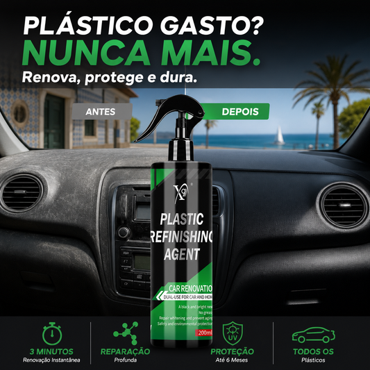 🔥Desconto de 50% no último dia!🔥Spray para renovação de plásticos no interior do automóvel