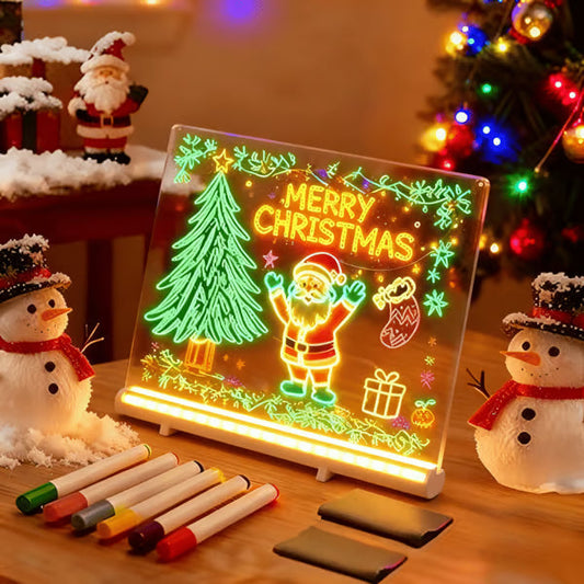 ⏳ÚLTIMO DIA 50% OFF!! 🎨Quadro de Notas LED🎁Compre 1 e Ganhe 7 Canetas Coloridas de Graça