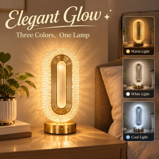 🎅Promoção de Natal: 49% de DESCONTO!!🎄Mais de 50 mil unidades vendidas! 🎁✨Lâmpada noturna LED de cristal de luxo recarregável