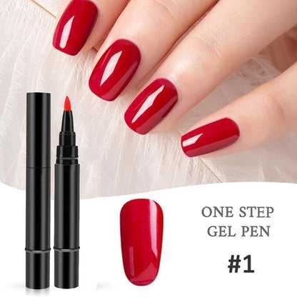 💅 Oferta por tempo limitado: compre 1 e ganhe 1 grátis ✨Caneta de gel para unhas One Step🎨Mini lâmpada UV portátil grátis💡