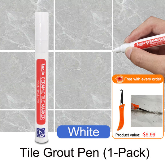 🔥Desconto de 50% no último dia!🔥Pousbo® – Caneta para juntas antimofo e impermeável para azulejos cerâmicos