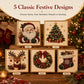 🥳 PROMOÇÃO QUENTE DE 2026 🥳✨ 50% DE DESCONTO! Kit DIY de pintura com pérolas e diamantes para o Natal – 5 designs festivos, contas em relevo 3D e moldura de exposição incluídas. Uma obra-prima cintilante para a sua parede nesta época festiva! 🖼️🎨