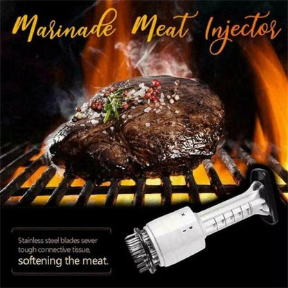 🍗🥩🍖 Injetor de Molho e Amaciador de Carne 2 em 1 🎁
