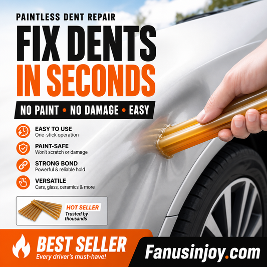 ✨️Compre 2 e ganhe 3 grátis! 🛠️Repare amolgadelas no carro sem esforço! 🚗Barra de cola para reparação de amolgadelas sem pintura no carro