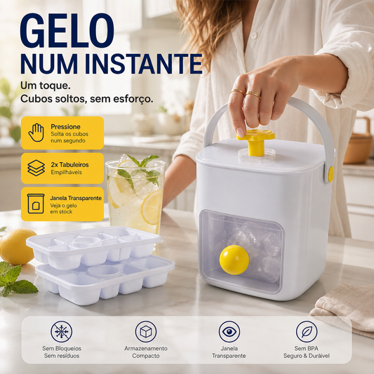 🔥Desconto de 50% no último dia!🔥Balde de gelo portátil tipo prensa