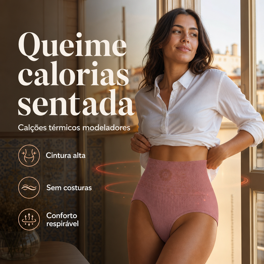 🔥 50% DE DESCONTO – Calças sem Costuras de Cintura Alta com Efeito Modelador | Conforto, compressão leve & perfeitas para o dia a dia