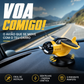 🔥Enfeites para o carro em forma de avião movidos a energia solar