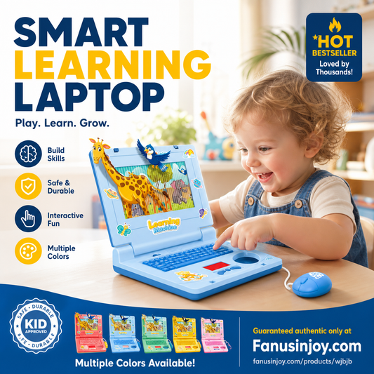 🔥50% de desconto por tempo limitado! 👧Brinquedos educativos para estimular as capacidades cognitivas das crianças! 🖥️Portátil de brincar com simulação interativa