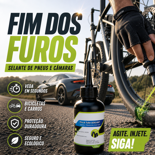 💥Promoção🍃Selante para reparação de câmaras de ar💨 Sela rapidamente as fugas e permite continuar a pedalar（副本）