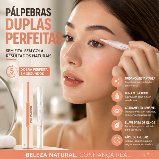 👁️✨ Creme Definidor de Pálpebra Dupla – 50% OFF! Secagem rápida, invisível, à prova d'água – pálpebra dupla natural sem fita. 🔥🌸