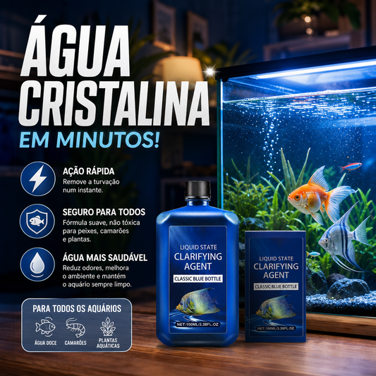 🔥Desconto de 50% no último dia!🔥Purificador de Água para Aquário de Ação Rápida