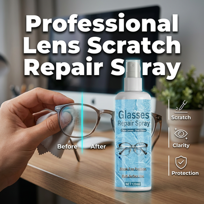 🔥Desconto de 50% no último dia!🔥Spray profissional para reparação de riscos em lentes