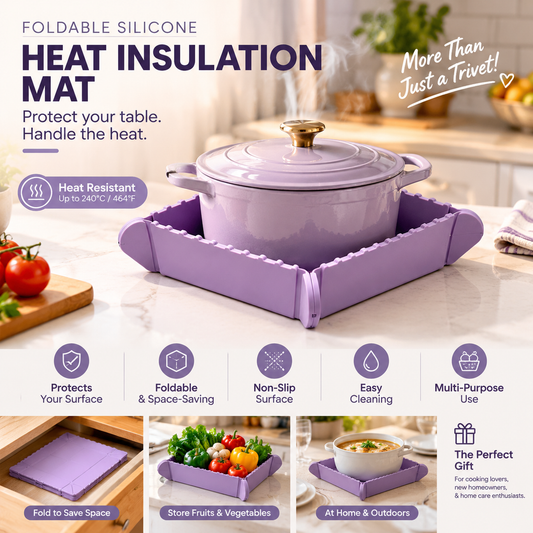 Base magnética para panelas em silicone 🍳🧲 | Base dobrável para panelas e tabuleiro pequeno de cozinha
