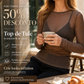 👚 50% DE DESCONTO AGORA! 🕊️ Top feminino transparente com decote em barco – Manga comprida elegante, respirável e que realça a silhueta – Peça perfeita para usar em camadas ✨