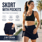 🏆Mais de 30 000 unidades vendidas ⌚️ Saia-calças desportiva anti-fricção – Supermacia e confortável🔥