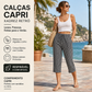 🌸 50% OFF – Capri xadrez feminina (tamanho até o joelho) | Perfeita para dias quentes, looks casuais e passeios
