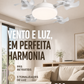 💡 50% DE DESCONTO – Ventilador de Teto 2 em 1 com Luz e Base E27 | Silencioso, com controlo remoto & economia de energia 🌀🏠