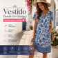 ⏰Promoção de 2026: 50% de desconto💃Vestido midi casual de verão com decote em V e bolsos para mulher