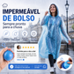 🔥Desconto de 50% no último dia!🔥Capa de Chuva Descartável em Formato de Bolinha (Compre 1 Leve 2)