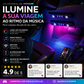 🔥50% de desconto🔥Luz ambiente LED com carregamento sem fios