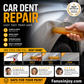 ✨️Compre 2 e ganhe 3 grátis! 🛠️Repare amolgadelas no carro sem esforço! 🚗Barra de cola para reparação de amolgadelas sem pintura no carro