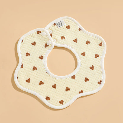 [Melhor Presente Para Bebé] 💞👶 Babete De Algodão Para Bebé Recém‑Nascido Absorve Baba