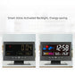 🔥Digital LED temperature and humidity monitor. LED table alarm clock with weather forecast