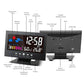 🔥Digital LED temperature and humidity monitor. LED table alarm clock with weather forecast