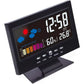 🔥Digital LED temperature and humidity monitor. LED table alarm clock with weather forecast