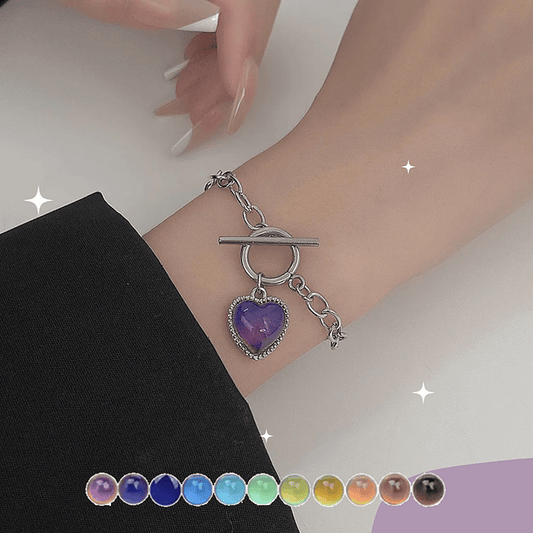 🔮 Pulseira do Humor que Muda de Cor – Cores Mágicas e Estilo para o Dia a Dia 💖✨
