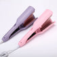 💖Ondulador de cabelo French Egg Roll, ondulador em forma de V de 1,3 polegadas, ferro de ondular com proteção contra queimaduras para ondas saltitantes de salão