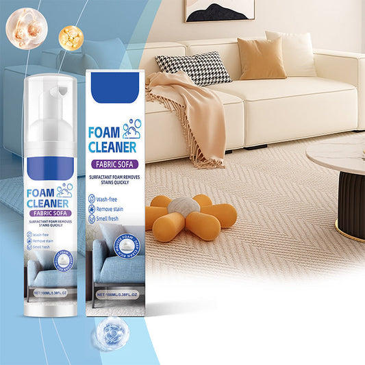 💨 Espuma Limpadora Potente Para Cortinas E Sofás De Tela | Elimina Manchas, Aroma Fresco ✨🧼