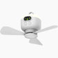 ⏳50% de desconto por tempo limitado⏰Ventilador de teto recarregável com luzes LED 🌬️✨