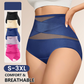 🌸Último dia – Compre 1 e ganhe 3 embalagens✨Cuecas de controlo de barriga com cintura alta para tamanhos grandes
