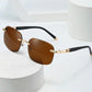 High-definition, frameless, protective sunglasses