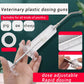Reusable manual feeding syringe for cattl