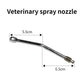 Reusable manual feeding syringe for cattl