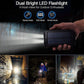 20000mAh Portable Power Bank with Solar Charger and LED Flashlight