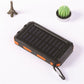 20000mAh Portable Power Bank with Solar Charger and LED Flashlight