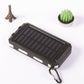 20000mAh Portable Power Bank with Solar Charger and LED Flashlight