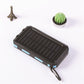 20000mAh Portable Power Bank with Solar Charger and LED Flashlight