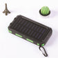 20000mAh Portable Power Bank with Solar Charger and LED Flashlight