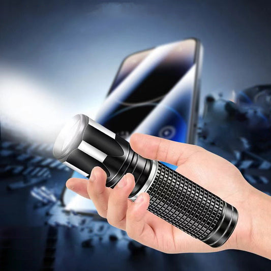 Rechargeable mini LED flashlight with high brightness