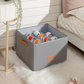 ⏰🔥TEMPO LIMITADO 50% OFF! 👟 Caixa Organizadora de Sapatos em Tecido – Dobrável, Grande Capacidade, Antipoeira & Respirável para Armário & Quarto 🧺✨-UK