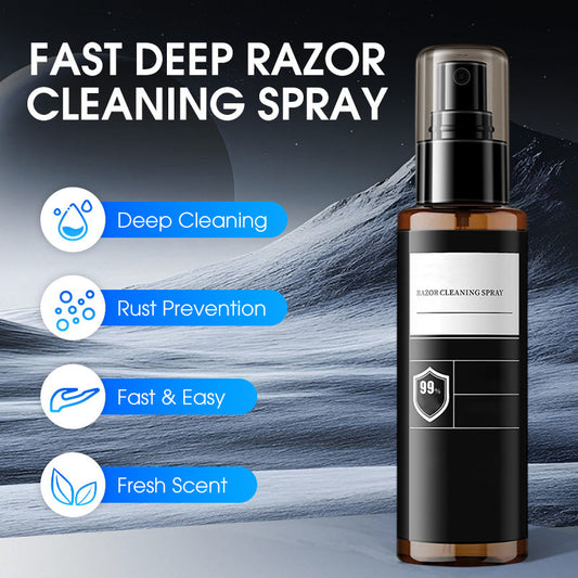 Spray de Limpeza Profunda para Lâminas de Barbear