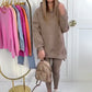 Elegant sweatshirt and pants set for wome
