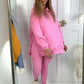 Elegant sweatshirt and pants set for wome