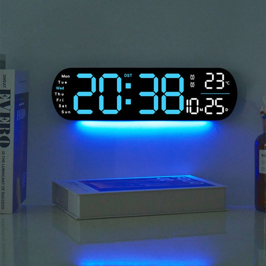 Multifunctional decorative LED digital wall cloc