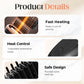 ✨50% OFF NOW! Cordless Electric Hair Straightener Comb, Portable Rechargeable Straightening Brush with 3 Adjustable Temperature, Anti-Scald Fast Heating Hair Styling Tool for Travel Daily Use