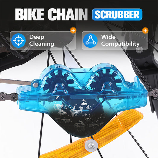 🚴‍♀️ BUY 2 GET 3 FREE! ✨ Bike Chain Cleaner - Deep Cleaning Kit with Built-in Brushes and Reusable Design 🔧
